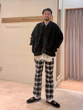 GLOSTER stylingさん（メンズ・172cm）の冬コーディネート