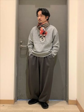 GLOSTER stylingさん（メンズ・165cm）の冬コーディネート