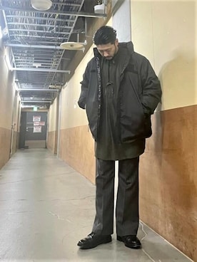 「ARMY TWILL（アーミーツイル）のアイテム（シャツ/ブラウス）」を使った、GLOSTER stylingさん（メンズ・172cm）の冬コーディネート