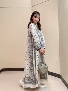 「くすみカラー」｜sayaka..さん（レディース・156cm）の春コーディネート