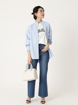 「Simplicite（サンプリシテ）のアイテム（バッグ）」を使った、staff.sさん（レディース・165cm）の春コーディネート