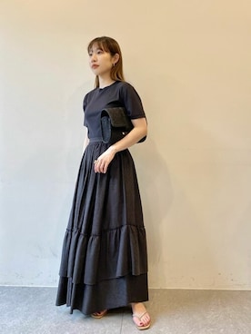 「a point（アポワン）のアイテム」を使った、wg_togashiさん（レディース・157cm）の春コーディネート