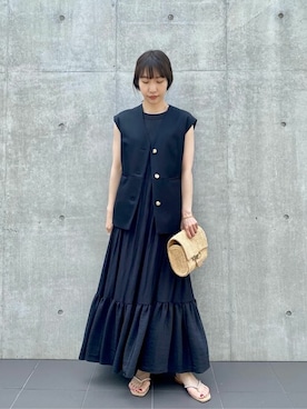 「a point（アポワン）のアイテム」を使った、wg_togashiさん（レディース・157cm）の春コーディネート