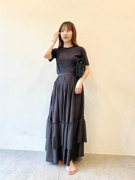 「a point（アポワン）のアイテム」を使った、wg_togashiさん（レディース・157cm）の春コーディネート