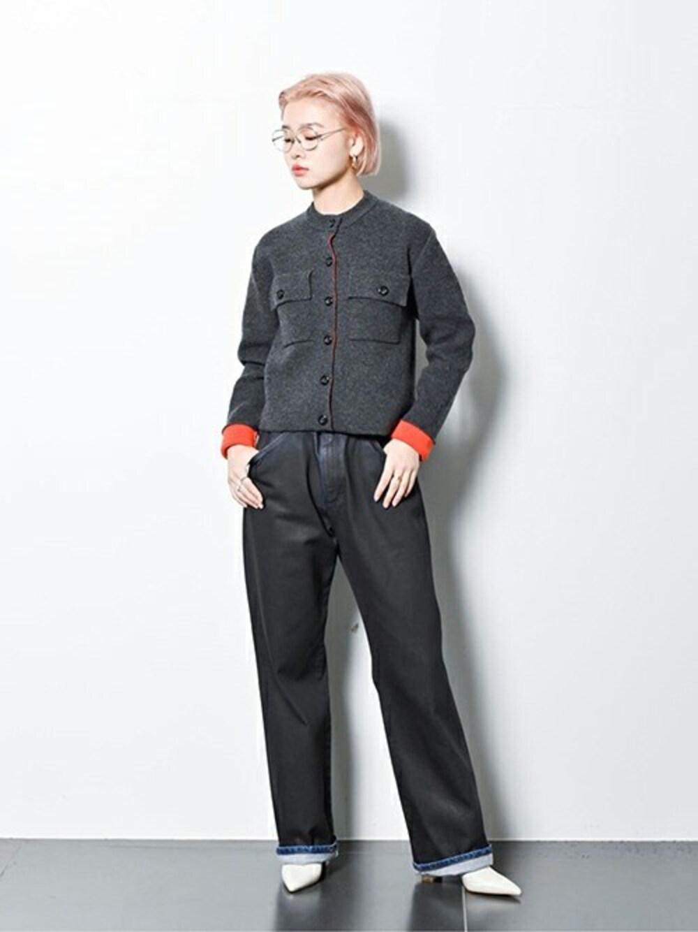 CITYSHOP（シティーショップ）の「THE MOOD バイカラーニット