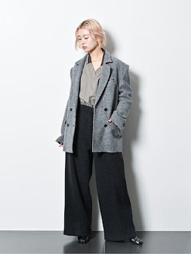 KAMEYAMAさん（レディース・168cm）の冬コーディネート