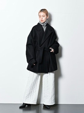 KAMEYAMAさん（レディース・168cm）の冬コーディネート