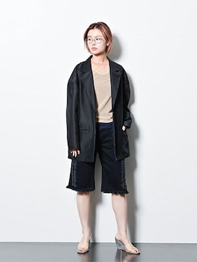 KAMEYAMAさん（レディース・168cm）の春コーディネート