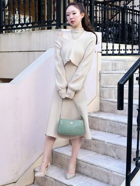 「ZOZOでしか買えない」｜ROYALPARTYさん（レディース・167cm）の冬コーディネート