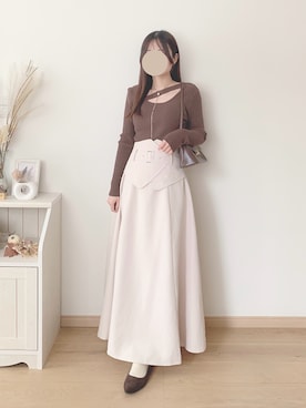 「Honeys（ハニーズ）のアイテム」を使った、ちゃんゆさん（レディース・149cm）の冬コーディネート