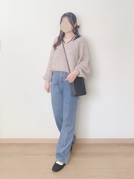 「Honeys（ハニーズ）のアイテム」を使った、ちゃんゆさん（レディース・149cm）の春コーディネート