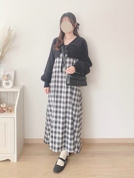 「Honeys（ハニーズ）のアイテム」を使った、ちゃんゆさん（レディース・149cm）の冬コーディネート