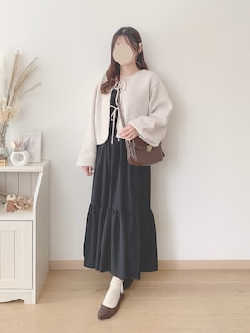 「Honeys（ハニーズ）のアイテム」を使った、ちゃんゆさん（レディース・149cm）の春コーディネート