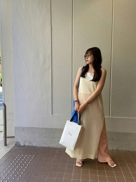 「Simplicite（サンプリシテ）のアイテム（シューズ）」を使った、yuithinnさん（レディース・152cm）の秋コーディネート