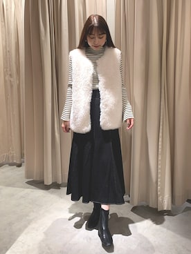 「FREE'S MART（フリーズマート）のアイテム（その他アウター）」を使った、freesnatsukiさん（レディース・167cm）の秋コーディネート