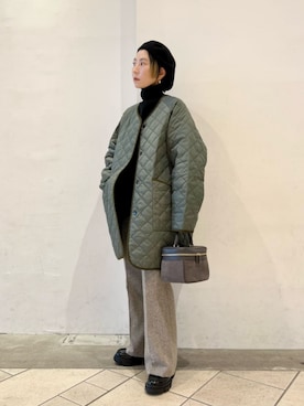 「Ch!iii BAG（チーバック）のアイテム」を使った、上中（kaminaka）さん（レディース・158cm）の冬コーディネート