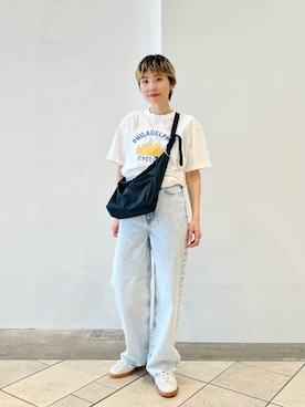 「ブルべ夏」｜上中（kaminaka）さん（レディース・158cm）の春コーディネート