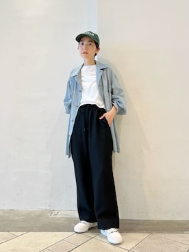 「パーソナルカラー_SUMMER」｜上中（kaminaka）さん（レディース・158cm）の夏コーディネート