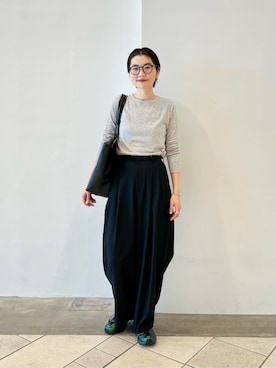 「BEAUTY&YOUTH UNITED ARROWS(ビューティーアンドユースユナイテッドアローズ)のアイテム」を使った、上中(kaminaka)さん(レディース・158cm)の秋コーディネート