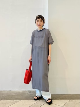 「ブルべ夏」｜上中（kaminaka）さん（レディース・158cm）の春コーディネート