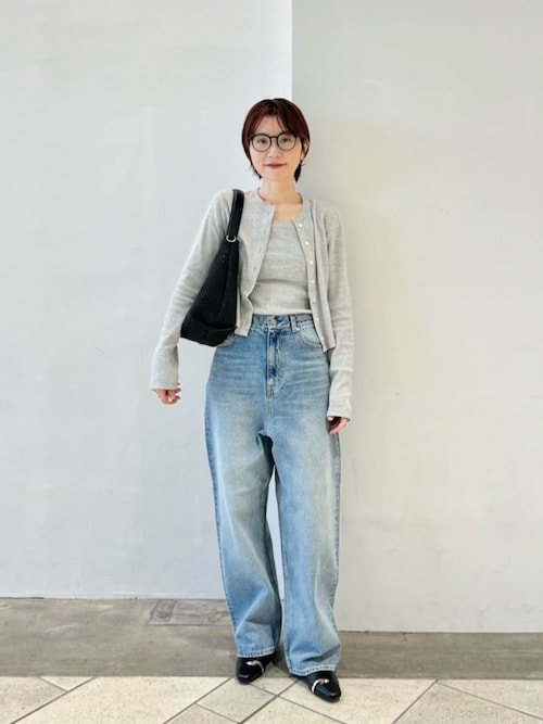 セール】コットン パターンメッシュ カーディガン ウォッシャブル