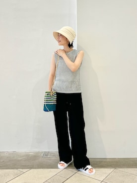 上中（kaminaka）さん（レディース・158cm）の夏コーディネート