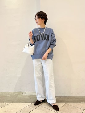 「パーソナルカラー_SUMMER」｜上中（kaminaka）さん（レディース・158cm）の冬コーディネート