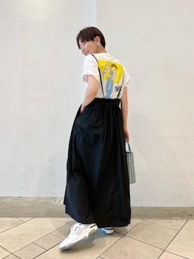 「パーソナルカラー_SUMMER」｜上中（kaminaka）さん（レディース・158cm）の春コーディネート