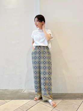「パーソナルカラー_SUMMER」｜上中（kaminaka）さん（レディース・158cm）の春コーディネート
