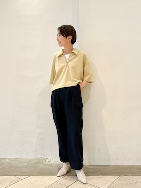 「パーソナルカラー_SUMMER」｜上中（kaminaka）さん（レディース・158cm）の夏コーディネート