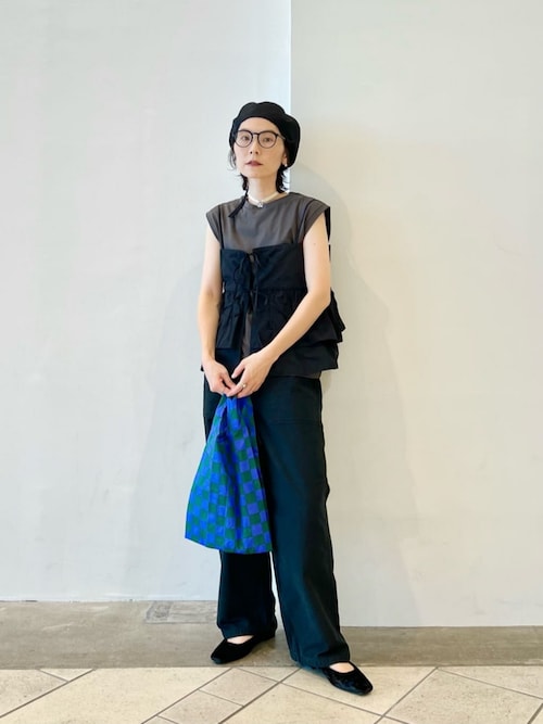 新品未使用】BAGGU バグゥクラウドキャリーオン フレンチブルー