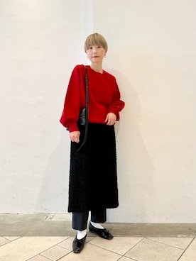 「パーソナルカラー_SUMMER」｜上中（kaminaka）さん（レディース・158cm）の秋コーディネート