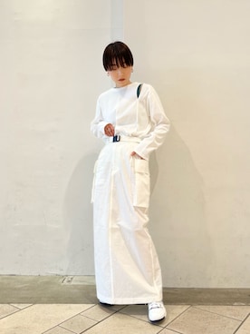 「パーソナルカラー_SUMMER」｜上中（kaminaka）さん（レディース・158cm）の春コーディネート