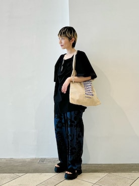 「ブルべ夏」｜上中（kaminaka）さん（レディース・158cm）の春コーディネート