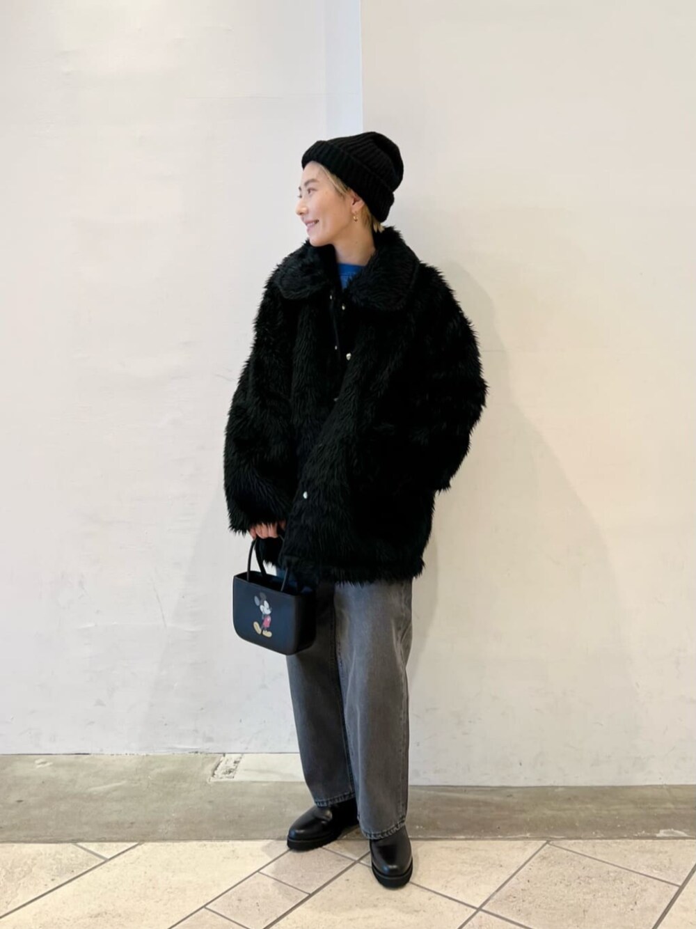 B&Y【別注】＜TOWNCRAFT＞フェイクファー ジャケット