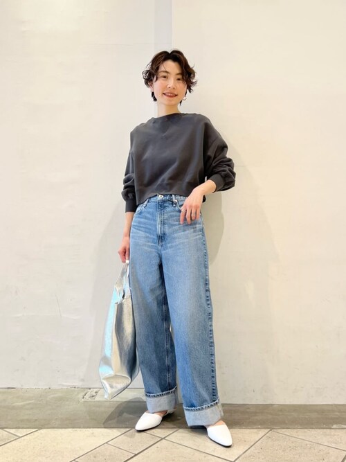 ELYSIR（エリジール）の「＜ELYSIR＞メタリックレザー スリット トート 