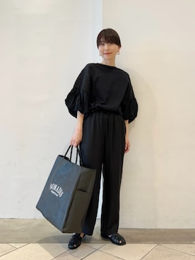 「パーソナルカラー_SUMMER」｜上中（kaminaka）さん（レディース・158cm）の春コーディネート