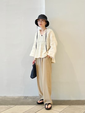 「ブルべ夏」｜上中（kaminaka）さん（レディース・158cm）の春コーディネート