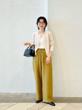 「BEAUTY&YOUTH UNITED ARROWS（ビューティーアンドユースユナイテッドアローズ）のアイテム（パンプス）」を使った、上中（kaminaka）さん（レディース・158cm）の夏コーディネート