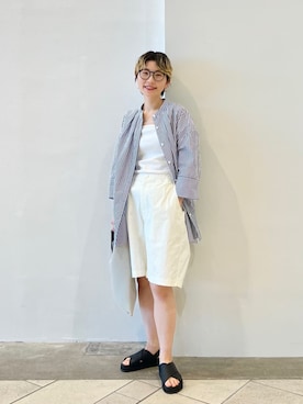 「ブルべ夏」｜上中（kaminaka）さん（レディース・158cm）の春コーディネート