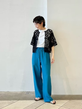 上中(kaminaka)さん(レディース・158cm)の夏コーディネート