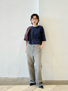 上中(kaminaka)さん(レディース・158cm)の夏コーディネート