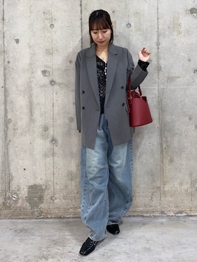 「RODE SKO（ロデスコ）のアイテム」を使った、naoさん（レディース・158cm）の秋コーディネート