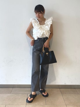 naoさん（レディース・158cm）の夏コーディネート