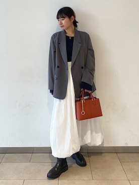 「RODE SKO」｜「アイテム（ジャケット/アウター）」を使った、naoさん（レディース・158cm）の秋コーディネート