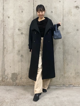 naoさん（レディース・158cm）の冬コーディネート