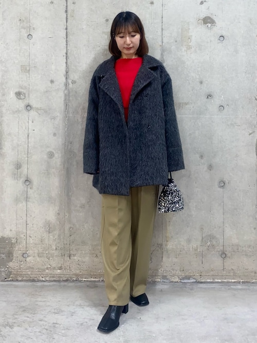 マルチカラーシャギーコート（その他アウター）｜SENSE OF PLACE by