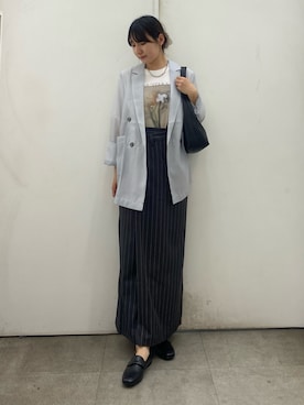 「センスオブプレイス」｜naoさん（レディース・158cm）の春コーディネート