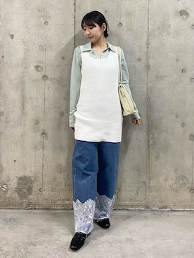 naoさん（レディース・158cm）の冬コーディネート