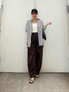 naoさん(レディース・158cm)の夏コーディネート